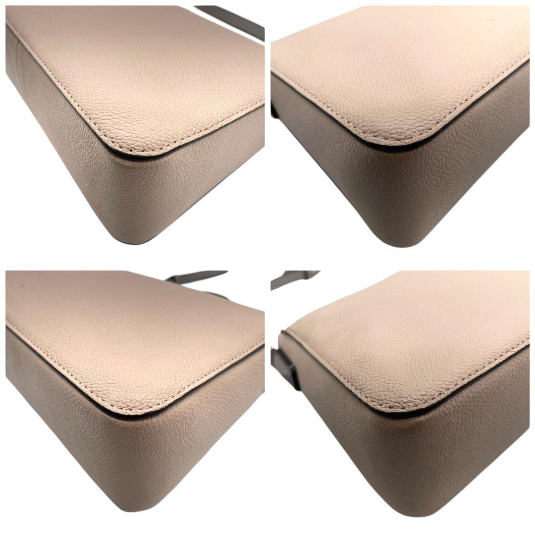 ケイトスペード ショルダーバッグ ピンク バイカラー s4 斜め掛け可 レザー 本革 ホワイト グレー シルバー金具 kate spade レディース