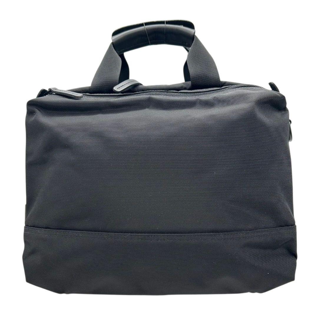 美品 マンハッタンパッセージ ビジネスバッグ 黒 ブラック 2way トートバッグ ハンドバッグ ショルダーバッグ ナイロン 斜め掛け可 自立可 ロゴタグ 軽量 通勤 通学 MANHATTAN PASSAGE X