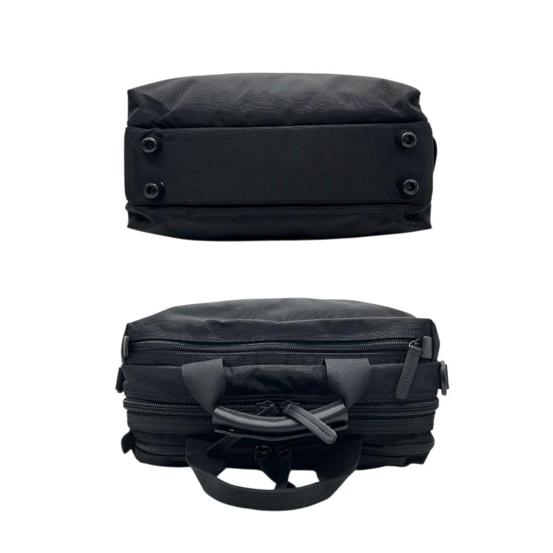 美品 マンハッタンパッセージ ビジネスバッグ 黒 ブラック 2way トートバッグ ハンドバッグ ショルダーバッグ ナイロン 斜め掛け可 自立可 ロゴタグ 軽量 通勤 通学 MANHATTAN PASSAGE X