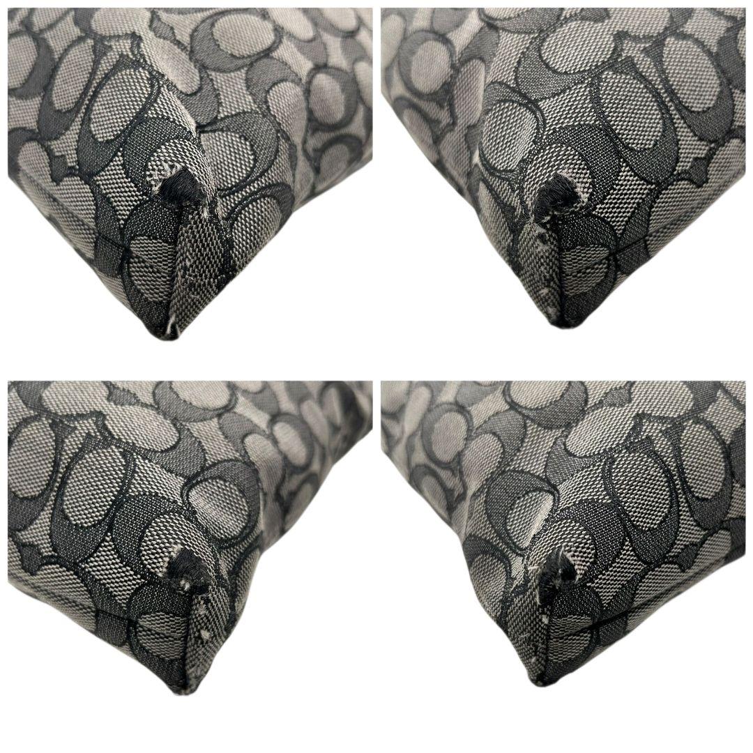 コーチ ショルダーバッグ 黒 ブラック シグネチャー ファイルバッグ 斜め掛け可 キャンバス シルバー金具 ロゴ s63 COACH F58285 メンズ レディース 人気モデル