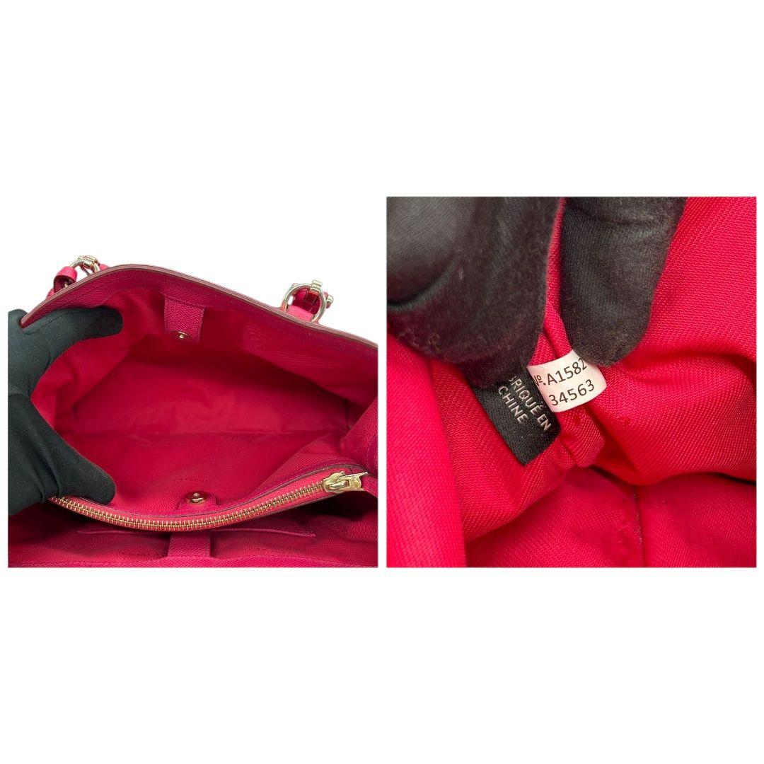 コーチ ハンドバッグ ピンク プレーリー サッチェル 2way レザー 本革 トートバッグ ショルダーバッグ 斜め掛け可 ロゴプレート COACH s60