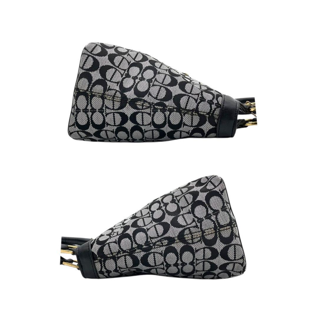 アルベルタヴァレンティノ ハンドバッグ グレー 総柄 キャンバス トートバッグ ワンショルダー 肩掛け可 ゴールド金具 ロゴプレート ロゴタグ 自立可 おしゃれ 通勤 通学