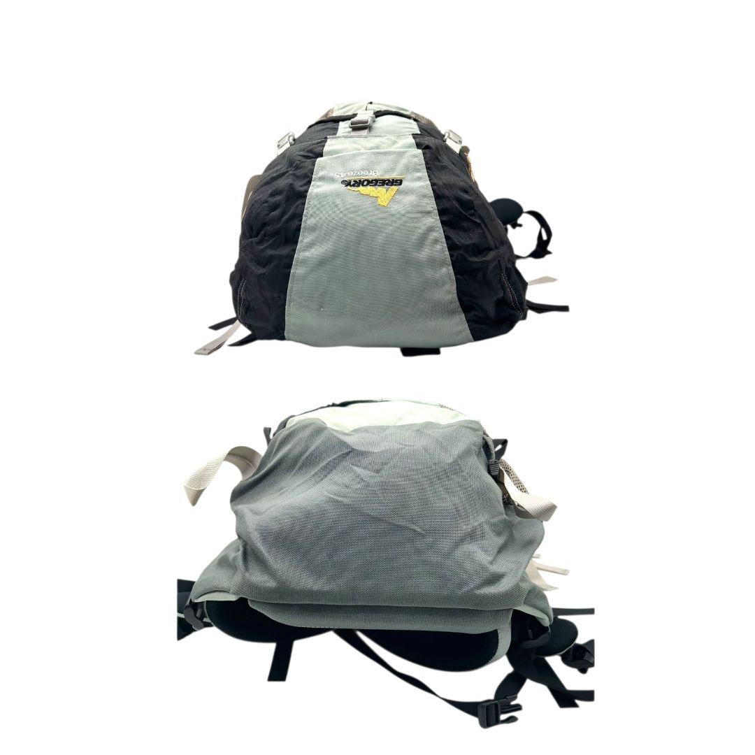 グレゴリー バックパック 黒 グレー Breeze 45 ロゴ ナイロン A4収納 ブラック GREGORY X 大容量 トレッキング アウトドア リュック デイパック 高機能 通気性 軽量