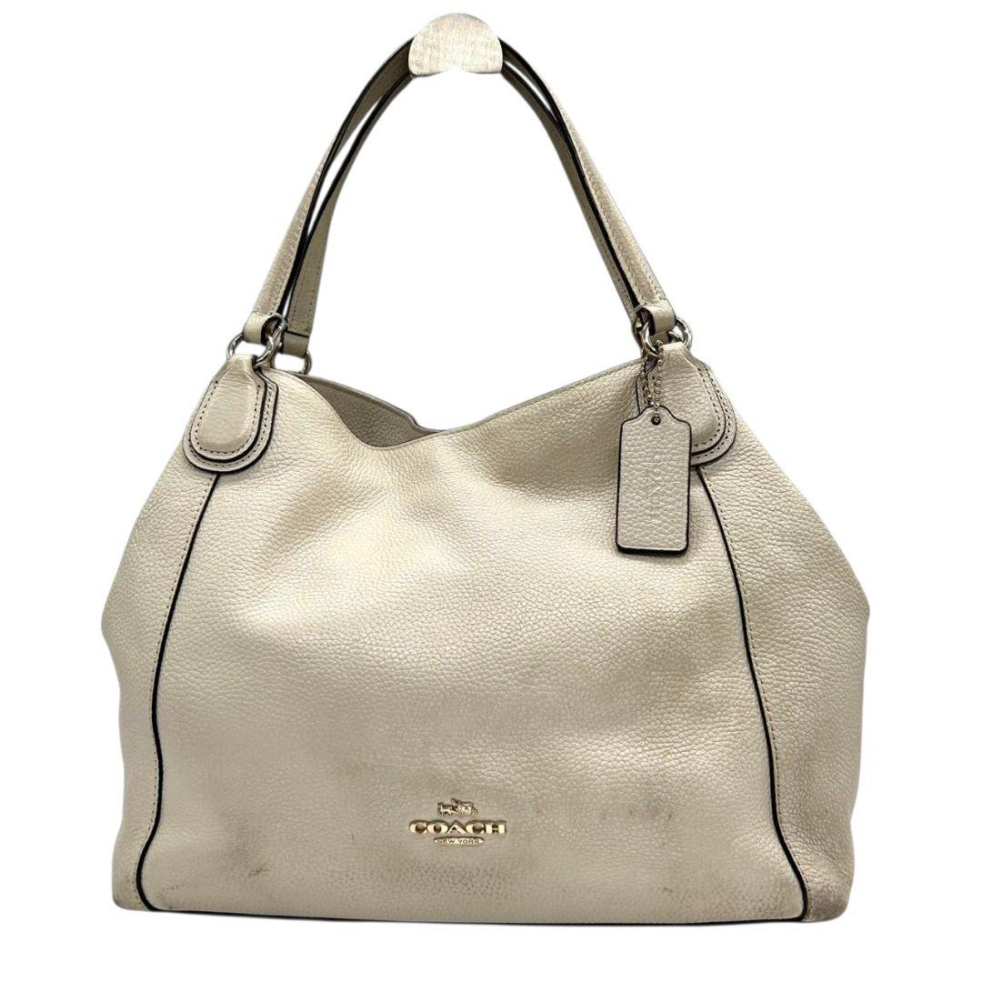 コーチ ハンドバッグ 白 レクシー 2way レザー ワンショルダー ロゴ トート ショルダー 斜め掛け可 本革 COACH s38