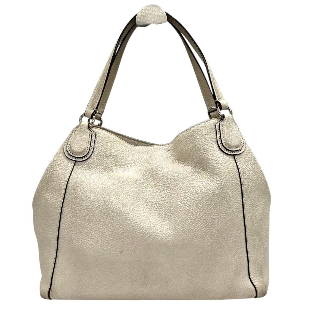 コーチ ハンドバッグ 白 レクシー 2way レザー ワンショルダー ロゴ トート ショルダー 斜め掛け可 本革 COACH s38