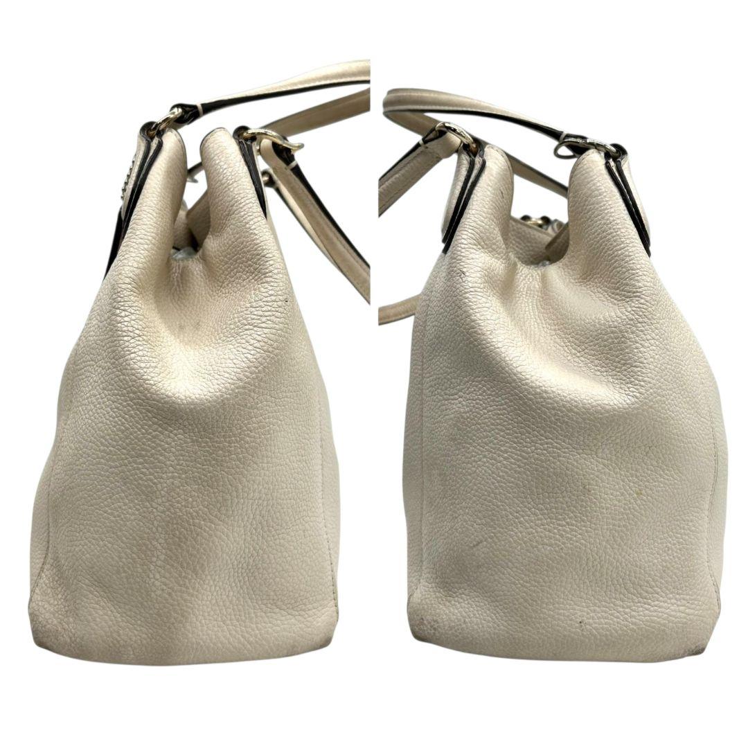 コーチ ハンドバッグ 白 レクシー 2way レザー ワンショルダー ロゴ トート ショルダー 斜め掛け可 本革 COACH s38