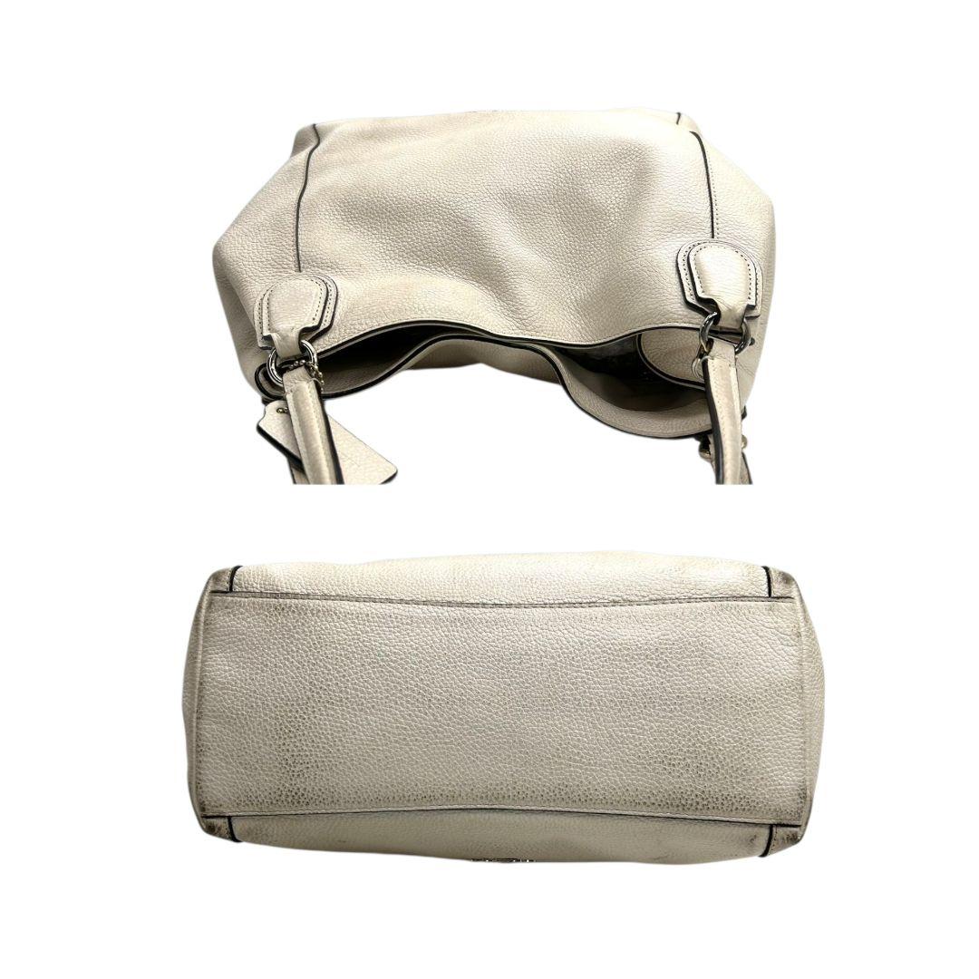 コーチ ハンドバッグ 白 レクシー 2way レザー ワンショルダー ロゴ トート ショルダー 斜め掛け可 本革 COACH s38