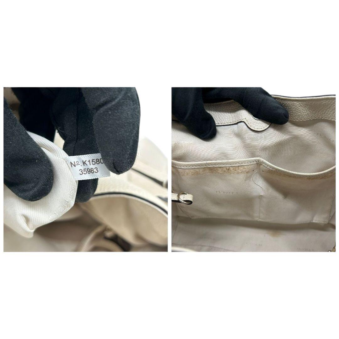 コーチ ハンドバッグ 白 レクシー 2way レザー ワンショルダー ロゴ トート ショルダー 斜め掛け可 本革 COACH s38
