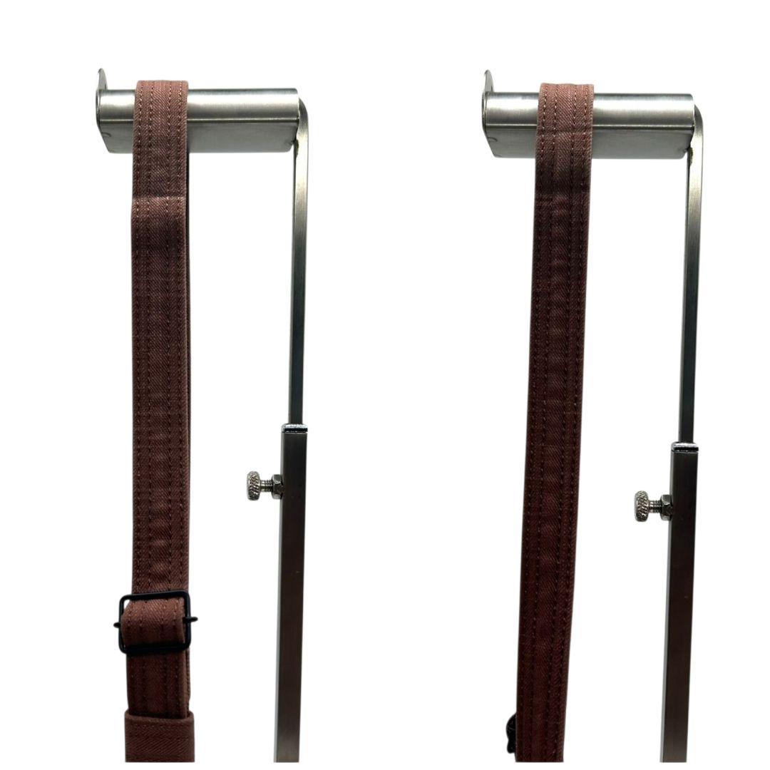 美品 ポーター ショルダーバッグ 茶 ブラウン スモーキー フラップ ロゴタグ キャンバス 斜め掛け可 バーティカルショルダーバッグ カジュアル PORTER s69