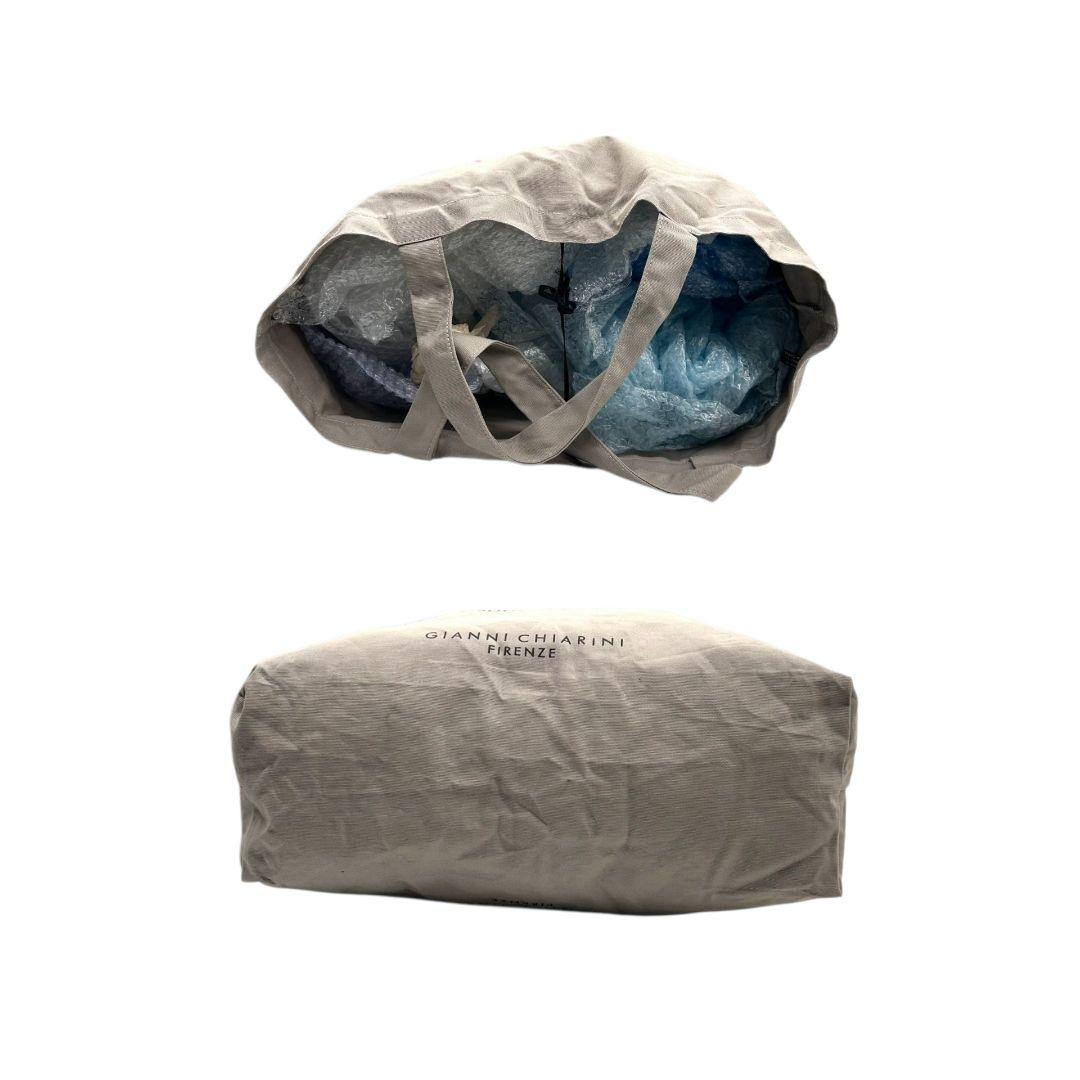 ジャンニキャリーニ トートバッグ グレージュ マルチェッラ キャンバス s62 A4収納 ワンショルダー ハンドバッグ ベージュ ピンク オレンジ ロゴ 肩掛け可 肩かけ可 GIANNI CHIARINI