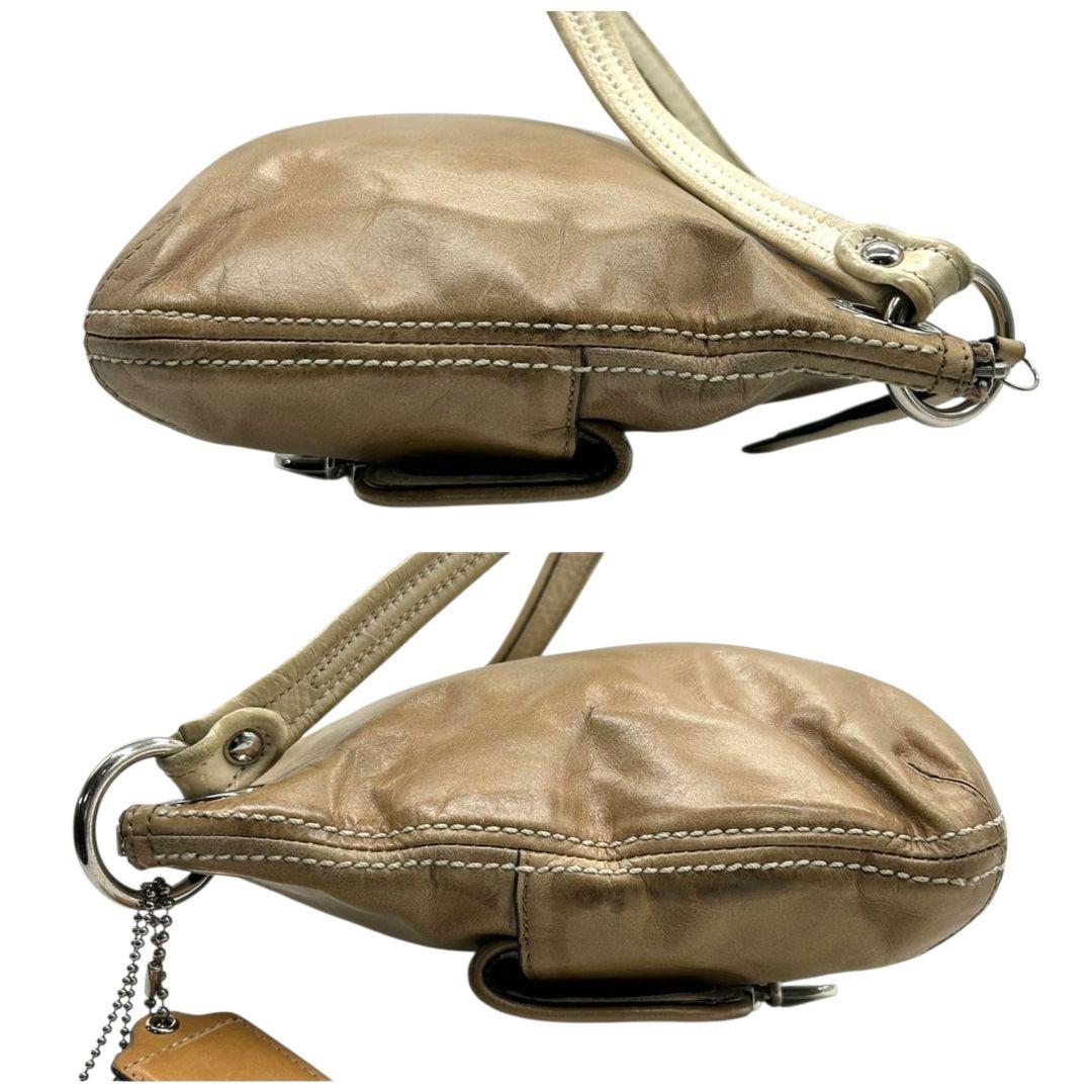 コーチ ショルダーバッグ ベージュ クリスティン 2way レザー 本革 ワンショルダー トートバッグ ハンドバッグ 斜め掛け可 ターンロック COACH s79