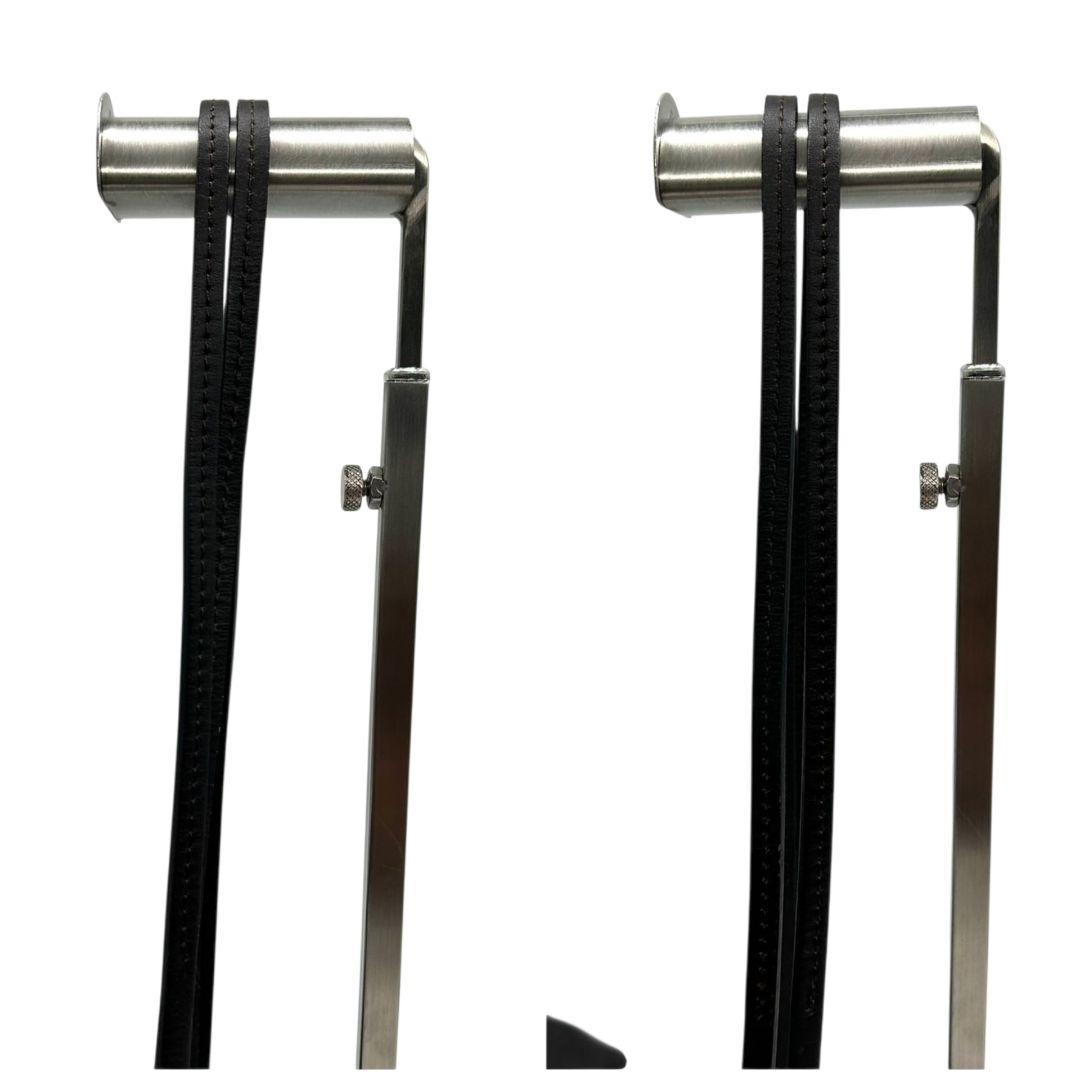 ボッテガヴェネタ BOTTEGA VENETA ショルダーバッグ モノグラム キャンバス レザー ブラウン 茶 本革 フラップ 自立可 カード付き J