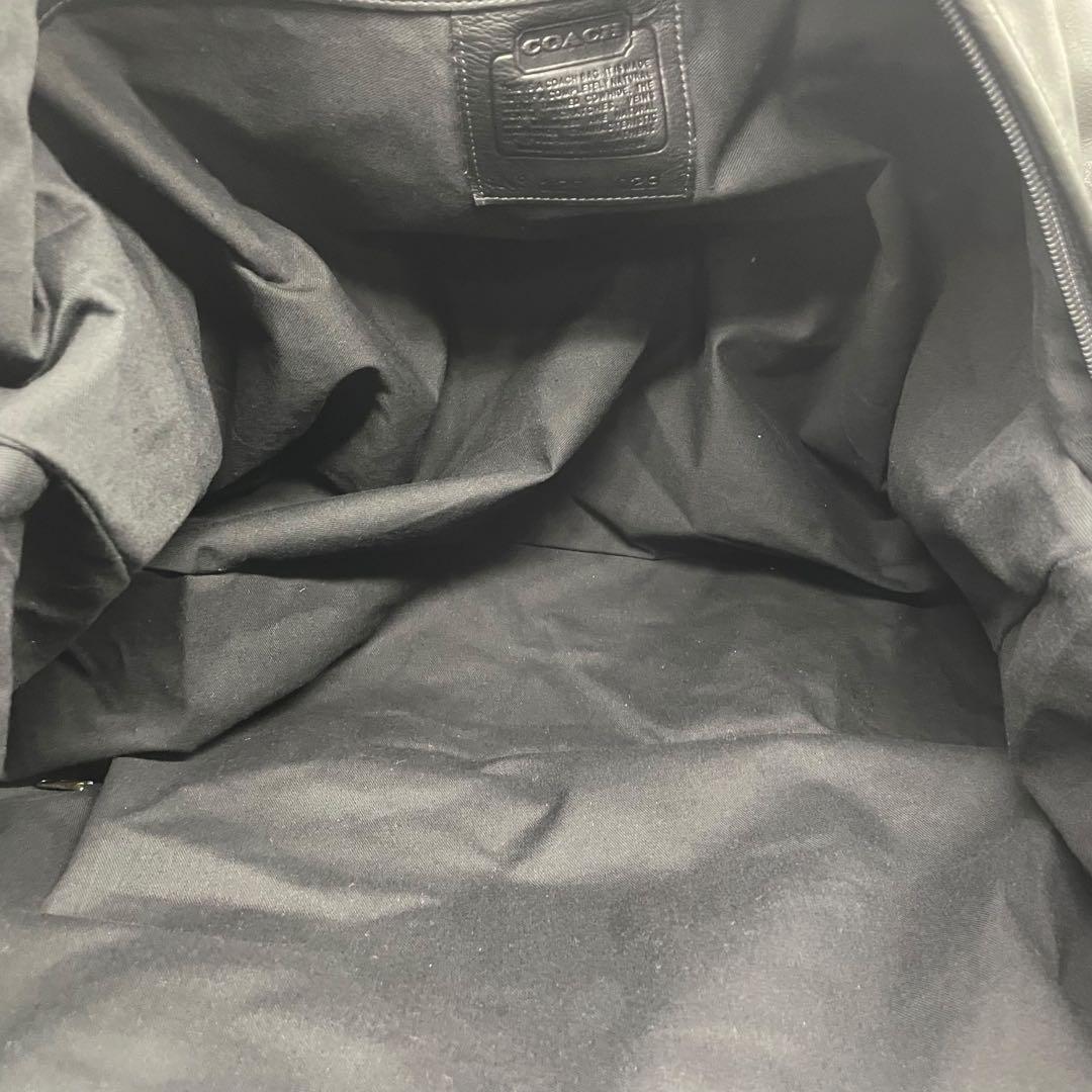 コーチ 特大 ボストンバッグ ブラック 2way レザー 斜め掛け可 クロスボディー 旅行 出張 大容量 ショルダーバッグ ハンドバッグ 本革 COACH ゴールド金具 クロシェット付き