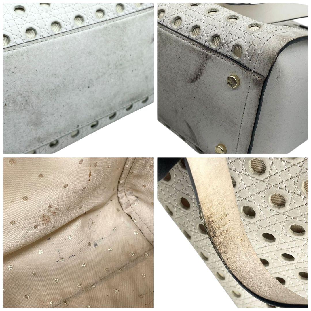 ケイトスペード　トートバッグ　白　ロゴ　パンチング　ワンショルダー　A4収納　T4　ハンドバッグ　kate spade　レザー　本革　肩掛け可　肩かけ可　ゴールド金具　ホワイト