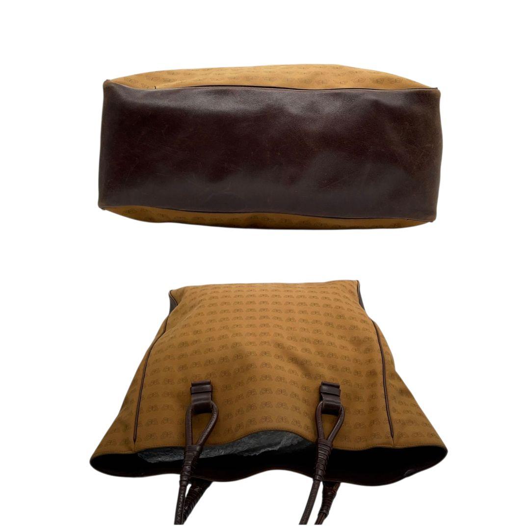 BOTTEGA VENETA ボッテガヴェネタ トートバッグ バタフライ 総柄 キャンバス レザー 本革 ブラウン ロゴ A4収納 ハンドバッグ 肩掛け可 ワンショルダー 自立可 u2