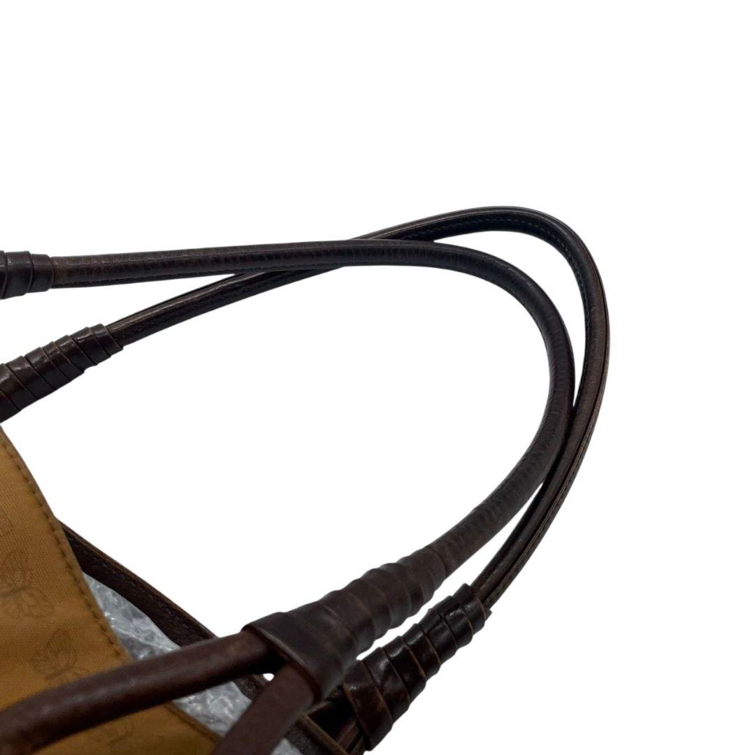 BOTTEGA VENETA ボッテガヴェネタ トートバッグ バタフライ 総柄 キャンバス レザー 本革 ブラウン ロゴ A4収納 ハンドバッグ 肩掛け可 ワンショルダー 自立可 u2