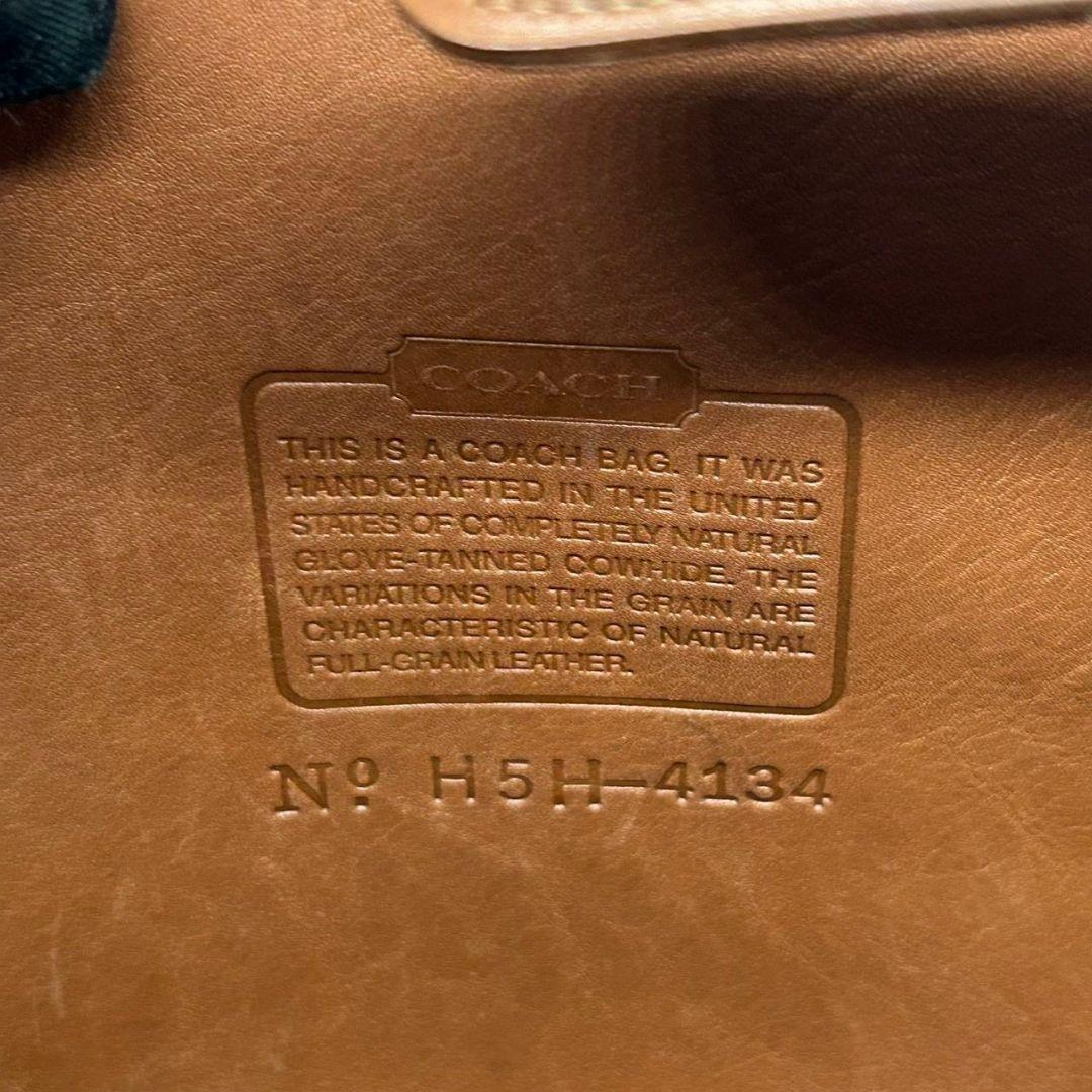 コーチ リュックサック 茶 ブラウン オールドコーチ フラップ レザー 本革 COACH H5H-4134 バックパック 自立可 ゴールド金具 ロゴタグ オシャレ 本物保証 鑑定済 スピード発送