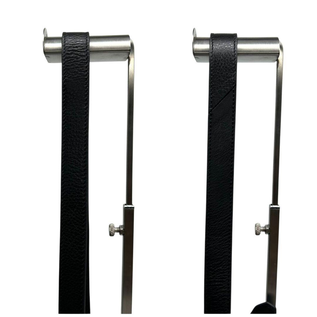 美品 トリーバーチ ショルダーバッグ 黒 デカロゴ フラップ s10 本革 A4収納 斜め掛け可 ブラック ゴールド金具 Tory Burch 上品 高級感