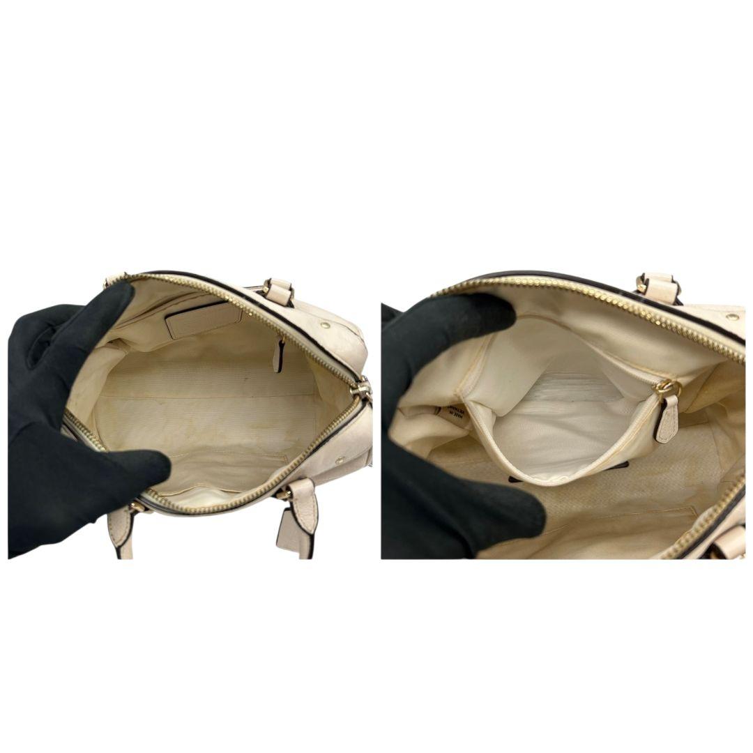 コーチ トートバッグ ゴールド A4収納可 イーディー レザー 本革 ハンドバッグ ワンショルダー 肩掛け可 ゴールド金具 高級感 COACH s49