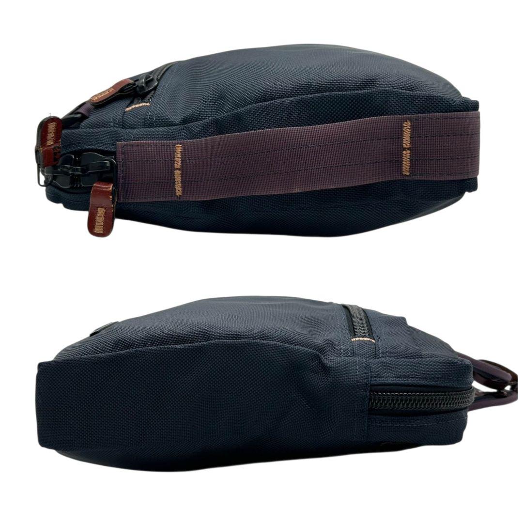 エースジーン ビジネスバッグ ブルー ロゴ 2way A4収納 トートバッグ ハンドバッグ ショルダーバッグ 斜め掛け可 キャンバス X2 ACE GENE