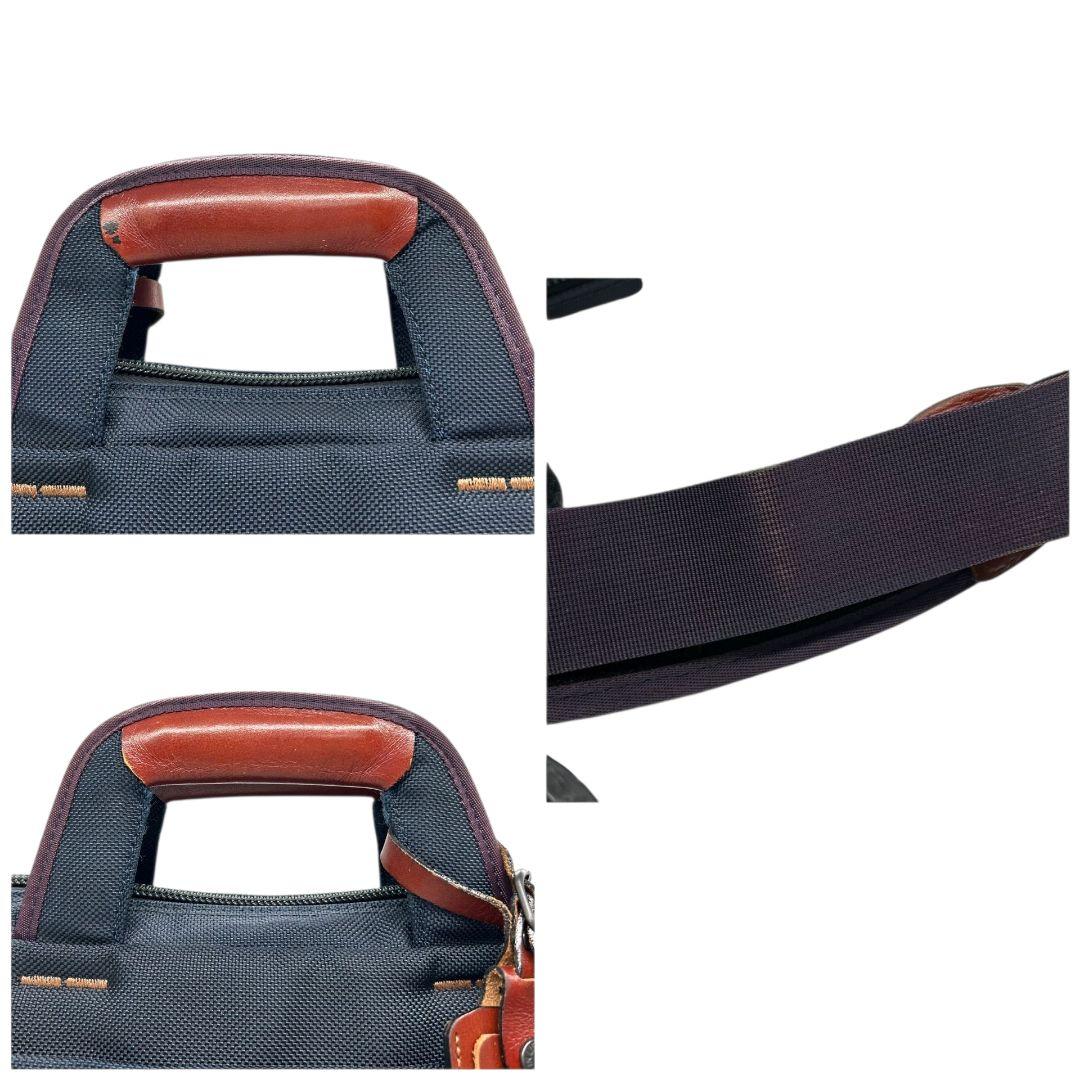 エースジーン ビジネスバッグ ブルー ロゴ 2way A4収納 トートバッグ ハンドバッグ ショルダーバッグ 斜め掛け可 キャンバス X2 ACE GENE