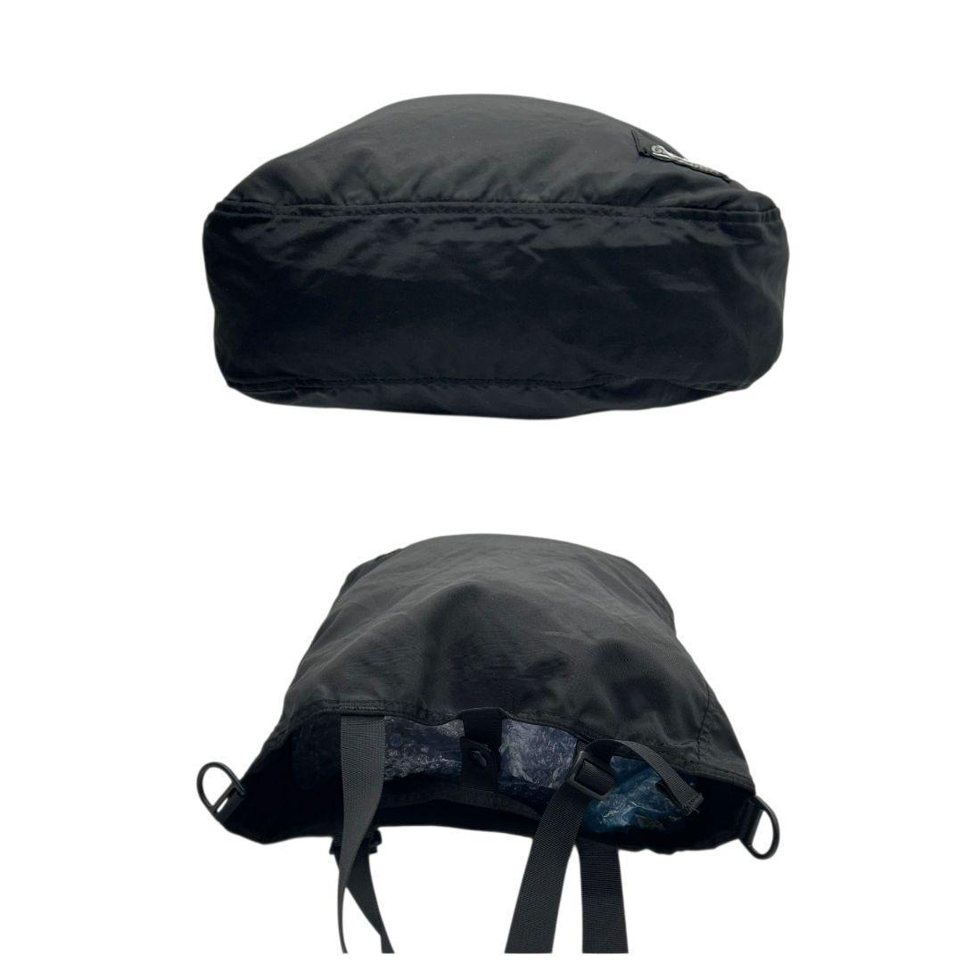 グレゴリー ショルダーバッグ 黒 ナイロン ロゴ 2way A4収納 大容量 s23 斜め掛け可 GREGORY ハンドバッグ トートバッグ ブラック ロゴタグ