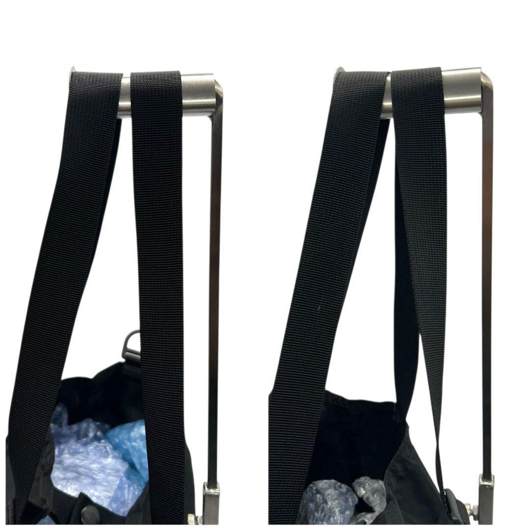 グレゴリー ショルダーバッグ 黒 ナイロン ロゴ 2way A4収納 大容量 s23 斜め掛け可 GREGORY ハンドバッグ トートバッグ ブラック ロゴタグ