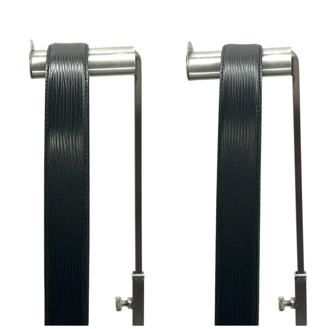 美品 ルイヴィトン ベルト 黒 ブラック エピ サンチュール クラシック PX-2 レザー 本革 ゴールド金具 メンズ VI0946 高級 ブランド