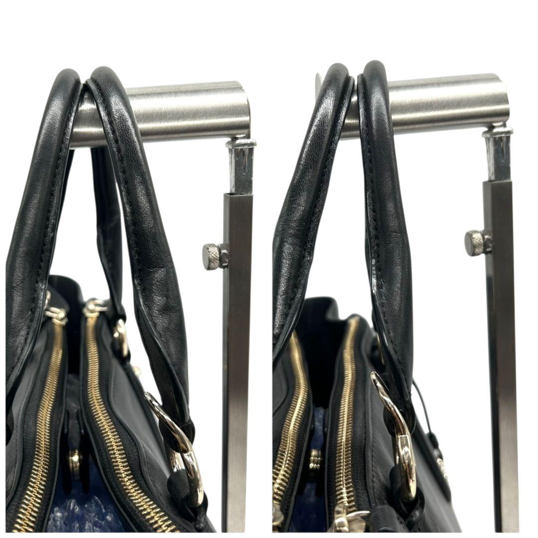 極美品 コーチ ハンドバッグ 黒 ターンロック 2WAY A4収納 レザー 自立可 s43 ショルダーバッグ トートバッグ 斜め掛け可 ブラック シルバー金具 ロゴタグ 本革 COACH 33545 オシャレ 本物保証 鑑定済 スピード発送