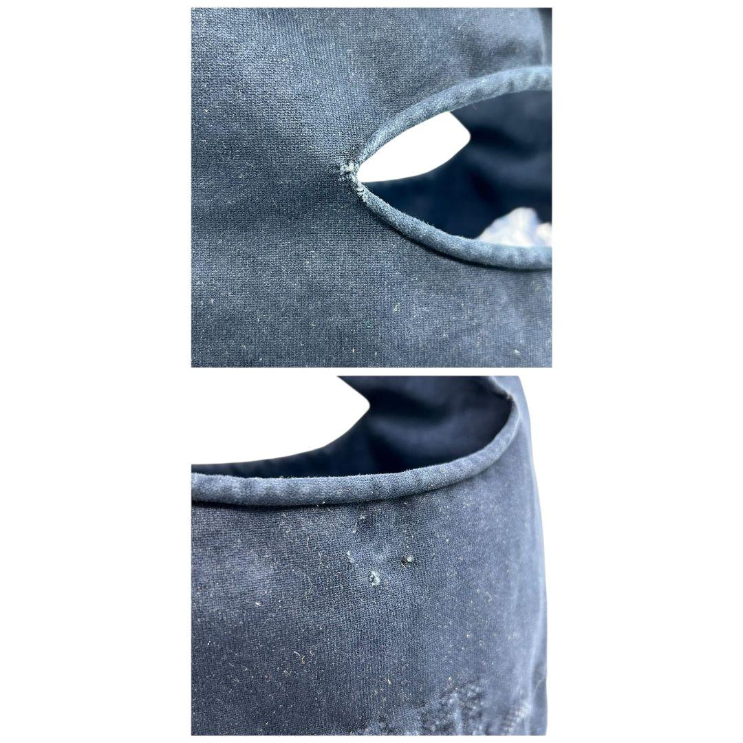 イッセイミヤケ ISSEY MIYAKE ハンドバッグ トートバッグ me ロゴ スエード ネイビー 紺 s36 レディース