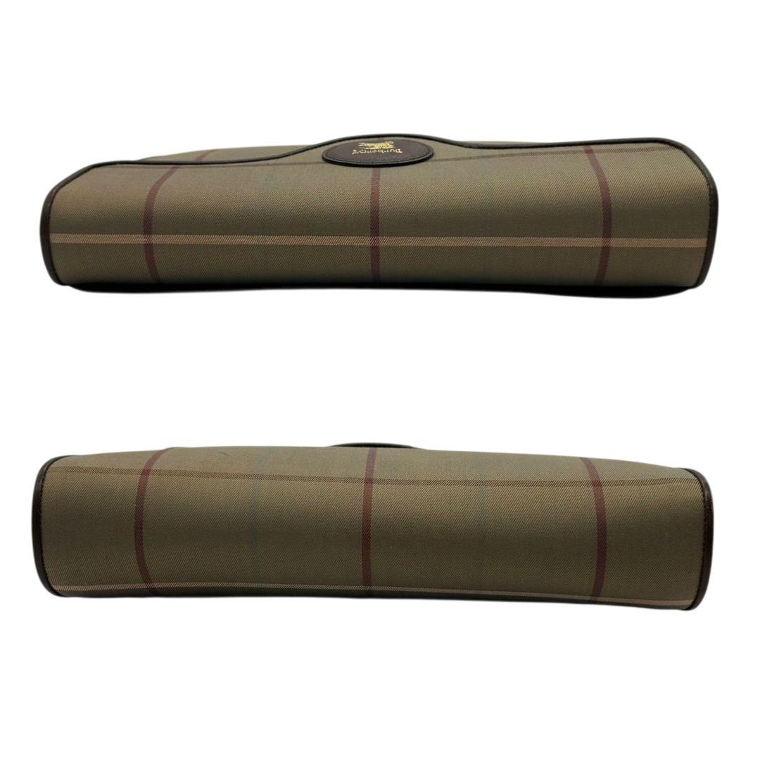 バーバリー ショルダーバッグ ベージュ ブラウン ノバチェック タータンチェック フラップ ナイロン 本革 ゴールド金具 Burberrys オシャレ 本物保証 鑑定済 スピード発送