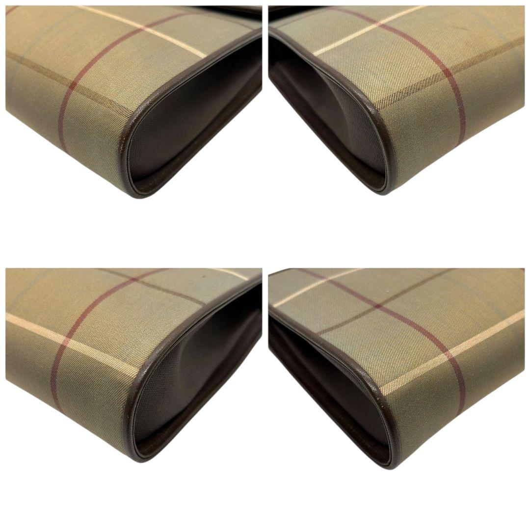 バーバリー ショルダーバッグ ベージュ ブラウン ノバチェック タータンチェック フラップ ナイロン 本革 ゴールド金具 Burberrys オシャレ 本物保証 鑑定済 スピード発送