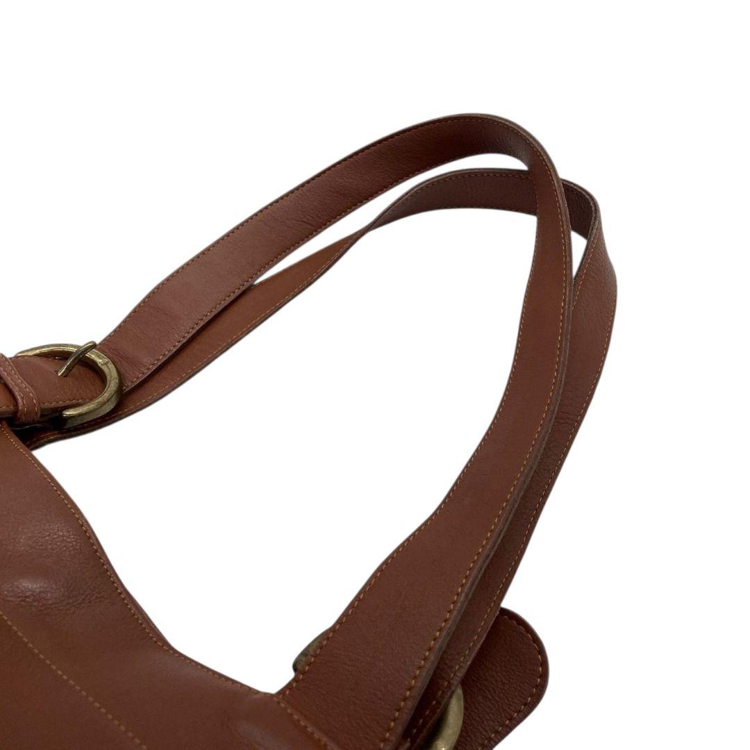 COACH コーチ トートバッグ ブラウン 茶 オールドコーチ ワンショル レザー 本革 A4収納 肩掛け可 ゴールド金具 ロゴタグ ハンドバッグ 4140 T7 高級感 ヴィンテージ