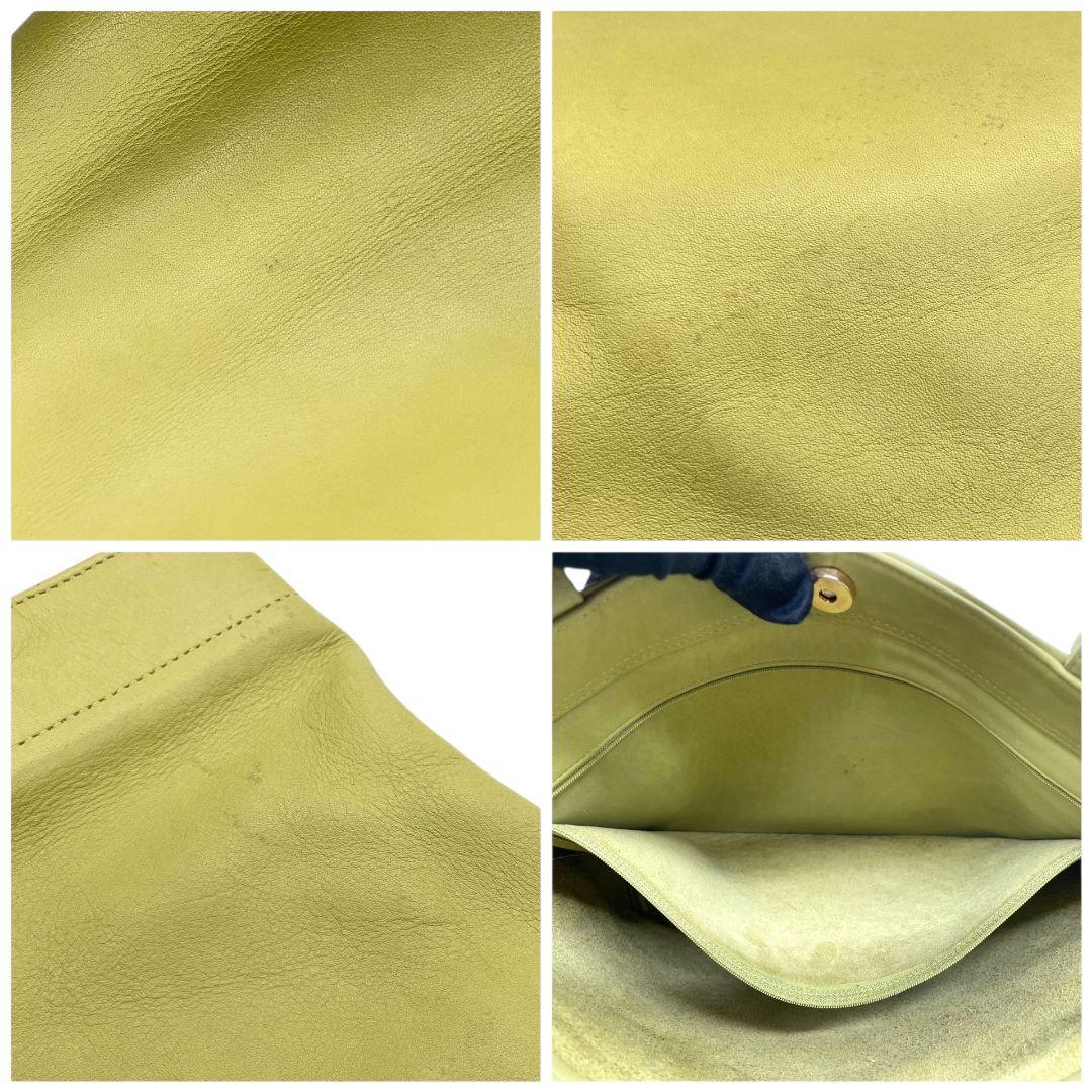 COACH コーチ トートバッグ レガシー グリーン レザー 本革 ワンショルダー A4収納 肩掛け可 ハンドバッグ u5