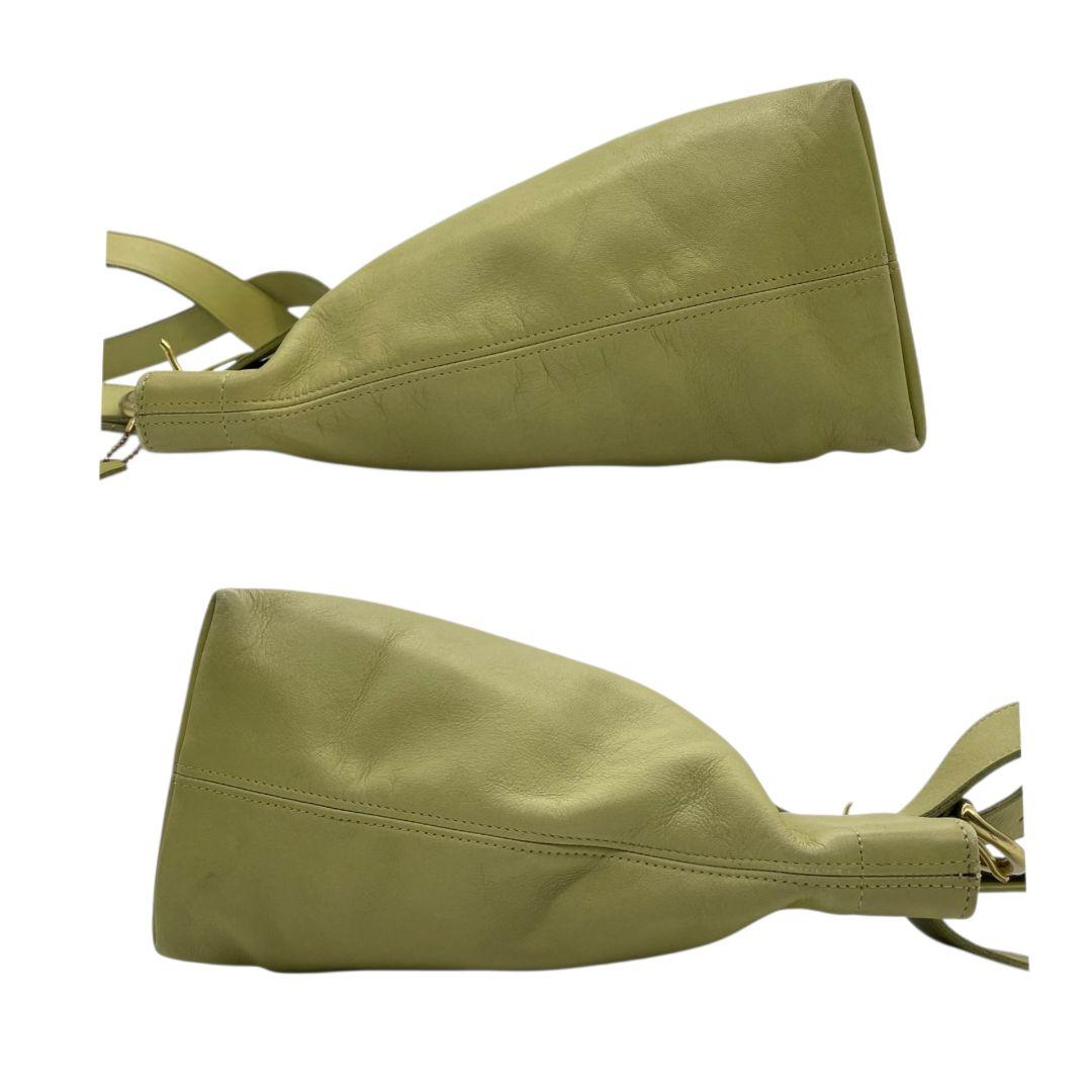 COACH コーチ トートバッグ レガシー グリーン レザー 本革 ワンショルダー A4収納 肩掛け可 ハンドバッグ u5