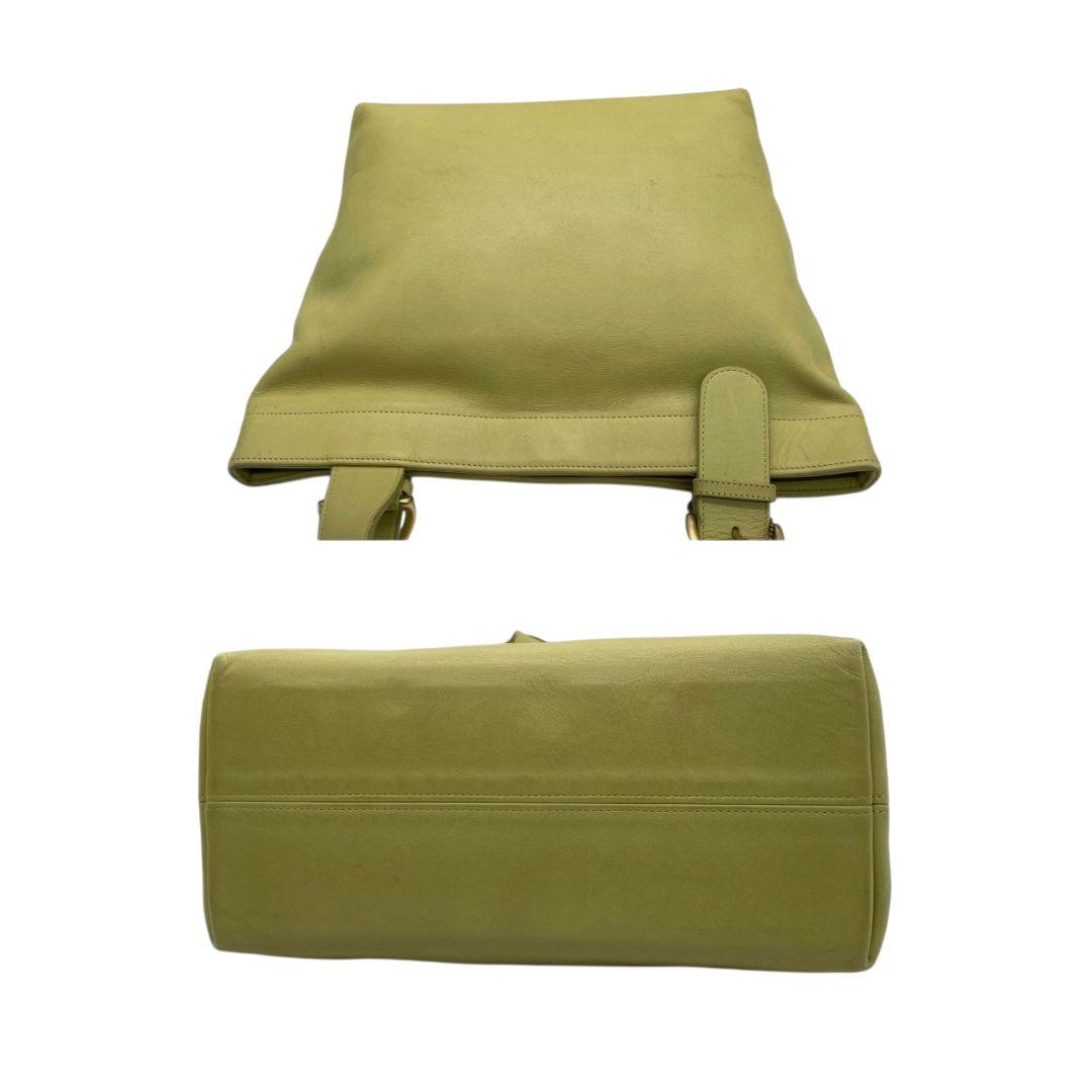 COACH コーチ トートバッグ レガシー グリーン レザー 本革 ワンショルダー A4収納 肩掛け可 ハンドバッグ u5