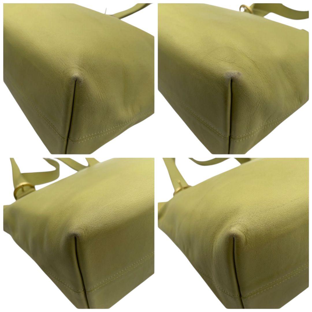 COACH コーチ トートバッグ レガシー グリーン レザー 本革 ワンショルダー A4収納 肩掛け可 ハンドバッグ u5