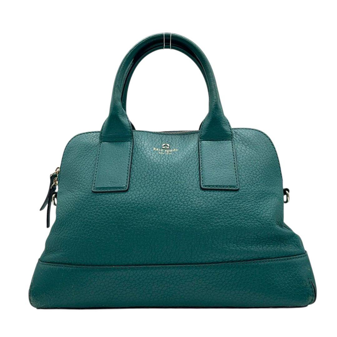 ケイトスペード kate spade ハンドバッグ 2WAY ショルダーバッグ グリーン レザー 本革 ロゴ ゴールド金具 A4収納 斜め掛け可 s11 トートバッグ