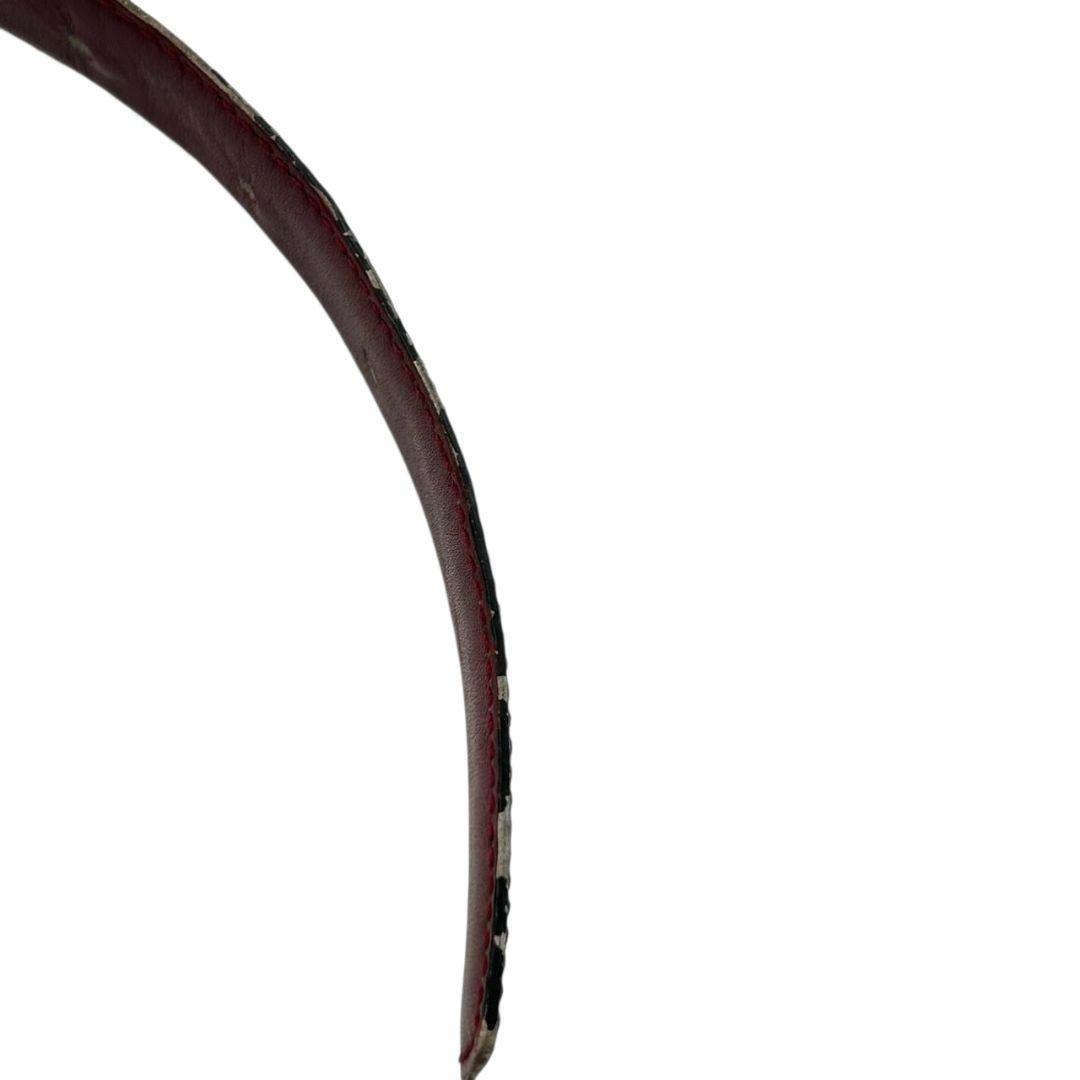 セリーヌ ベルト 黒 ブラック 赤 レッド サルキー 馬車金具 PX-2 レザー 本革 ゴールド金具 ロゴ 高級 ブランド CELINE