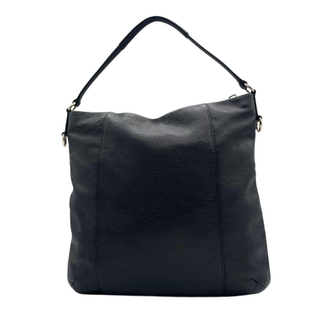 コーチ ショルダーバッグ 黒 ブラック A4収納可 2way レザー 本革 トートバッグ ハンドバッグ ワンショルダー 斜め掛け可 ゴールド金具 ロゴ COACH F34511 s23