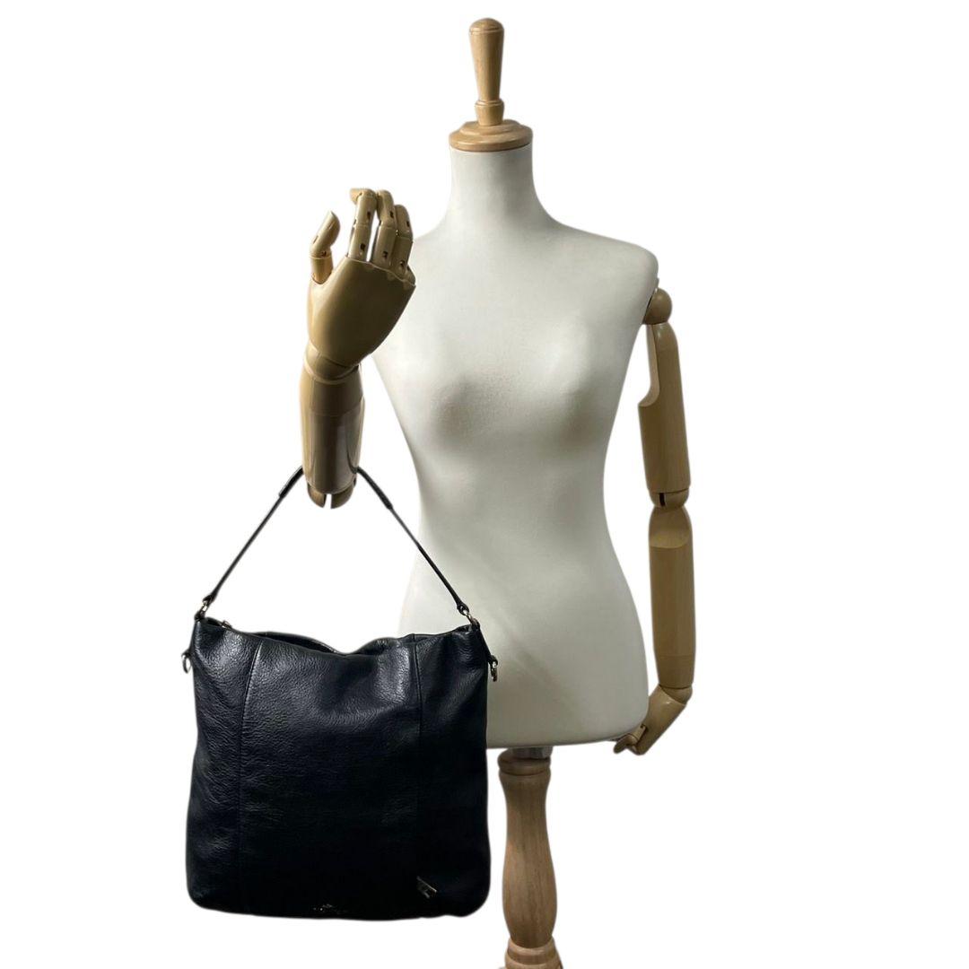 コーチ ショルダーバッグ 黒 ブラック A4収納可 2way レザー 本革 トートバッグ ハンドバッグ ワンショルダー 斜め掛け可 ゴールド金具 ロゴ COACH F34511 s23