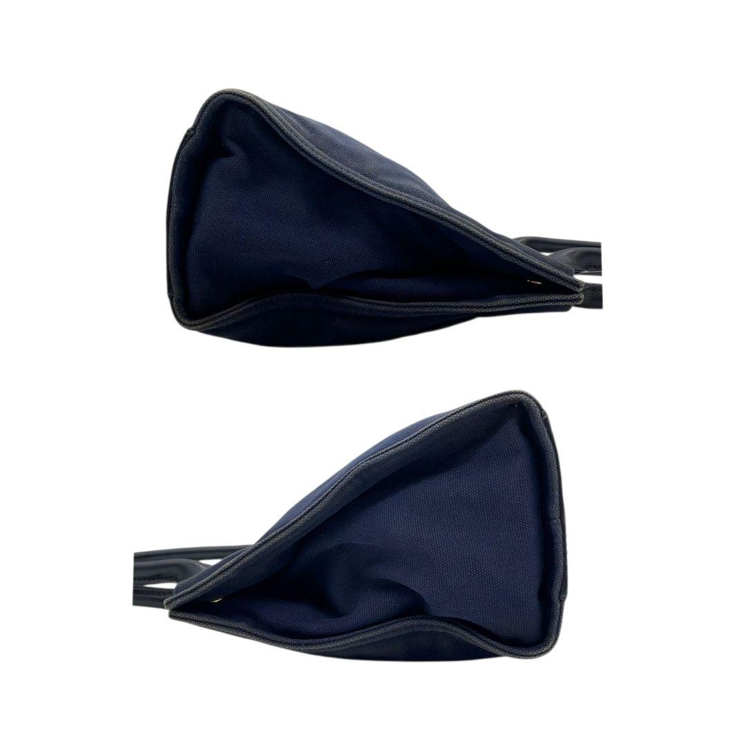 トリーバーチ TORY BURCH トートバッグ 紺 ネイビー ベージュ デカロゴ ストライプ ワンショルダー A4収納 肩掛け可 キャンバス レザー 本革 ゴールド金具 ロゴプレート ハンドバッグ u10