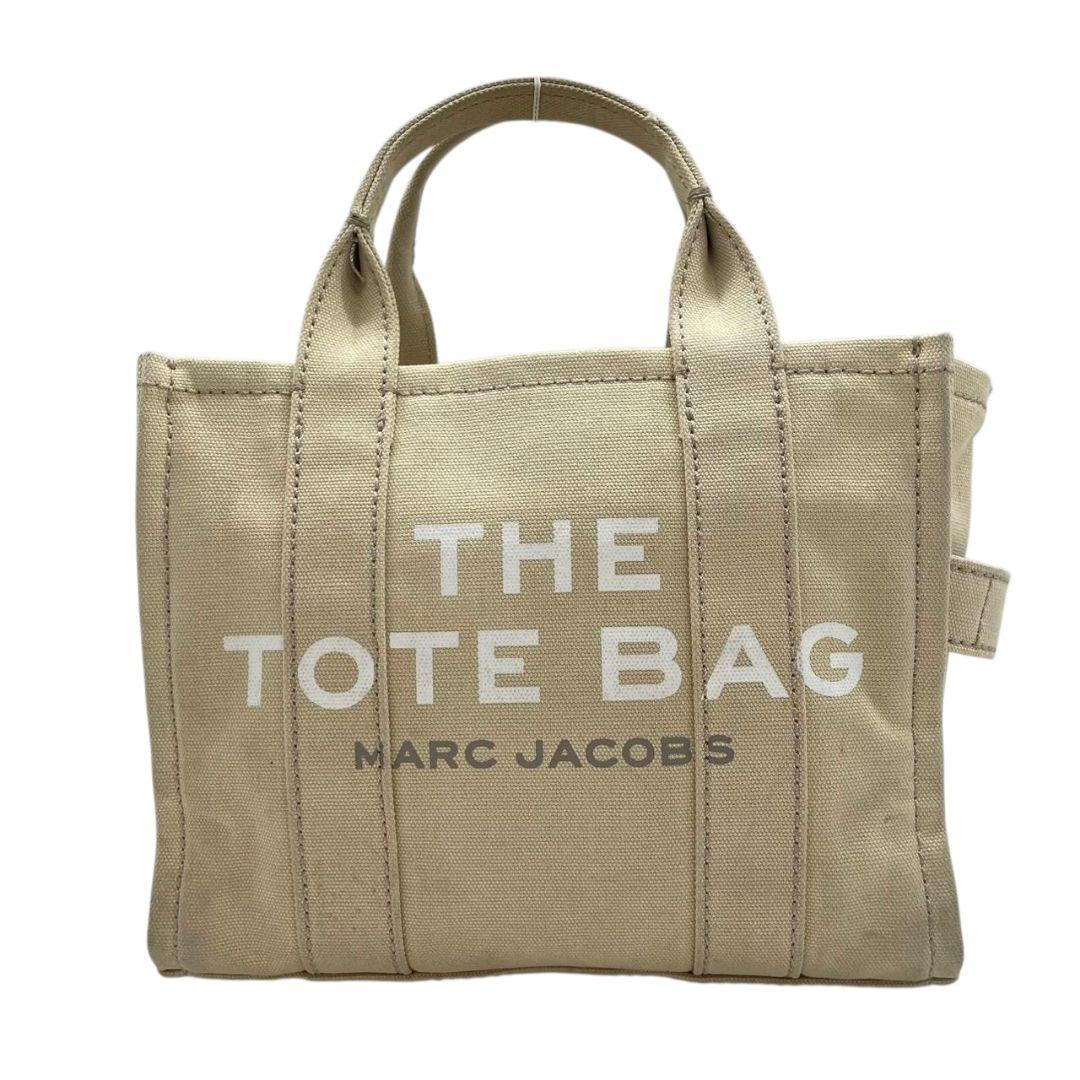 マークジェイコブス トートバッグ ベージュ ザトートバッグ 2way ハンドバッグ ショルダーバッグ 斜め掛け可 シルバー金具 キャンバス MARC JACOBS T6 人気モデル 上品