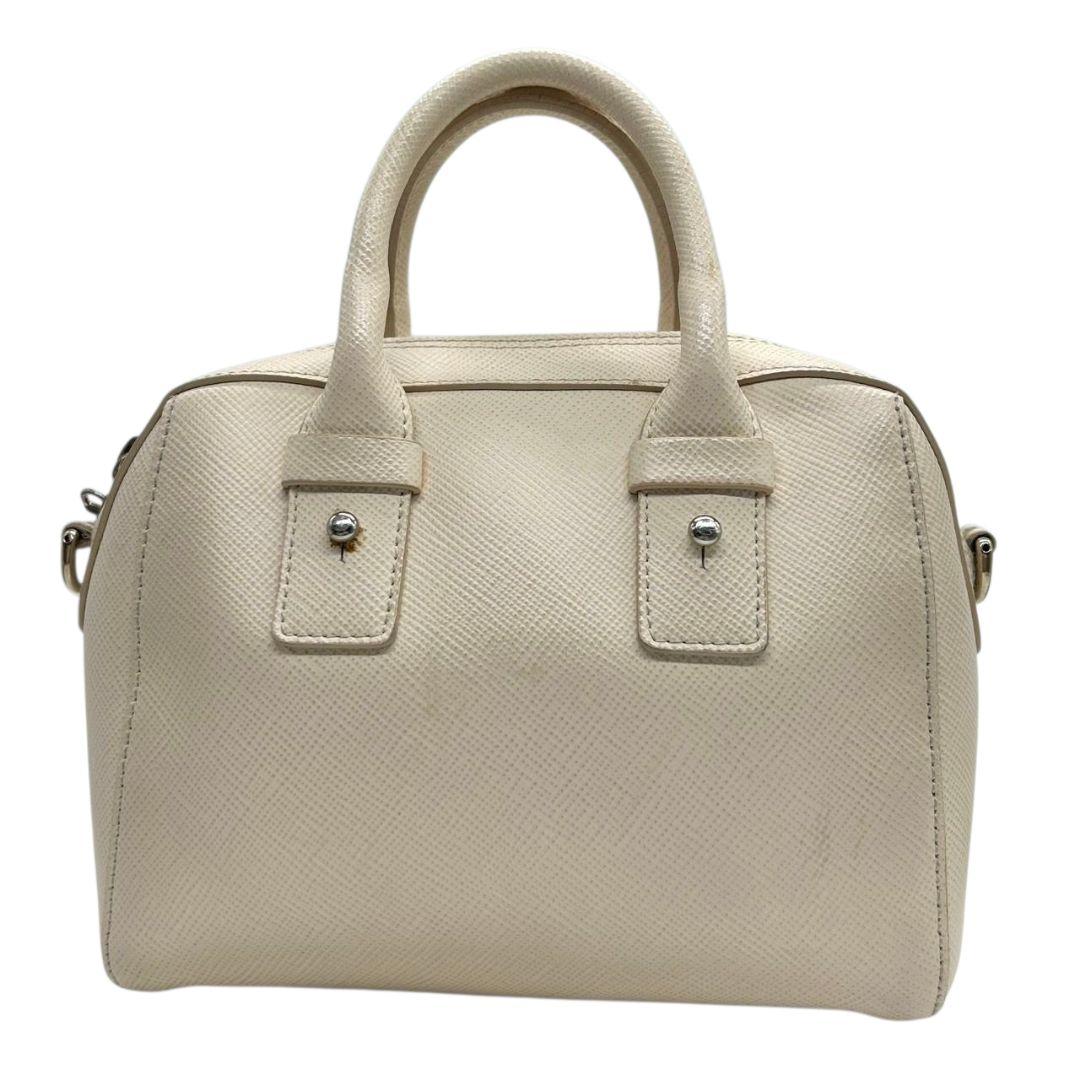 フルラ ハンドバッグ ベージュ 2way ミニボストン PVC 斜め掛け可 s15 ショルダーバッグ トートバッグ ロゴ レザー 本革 ゴールド金具 シルバー金具 FURLA