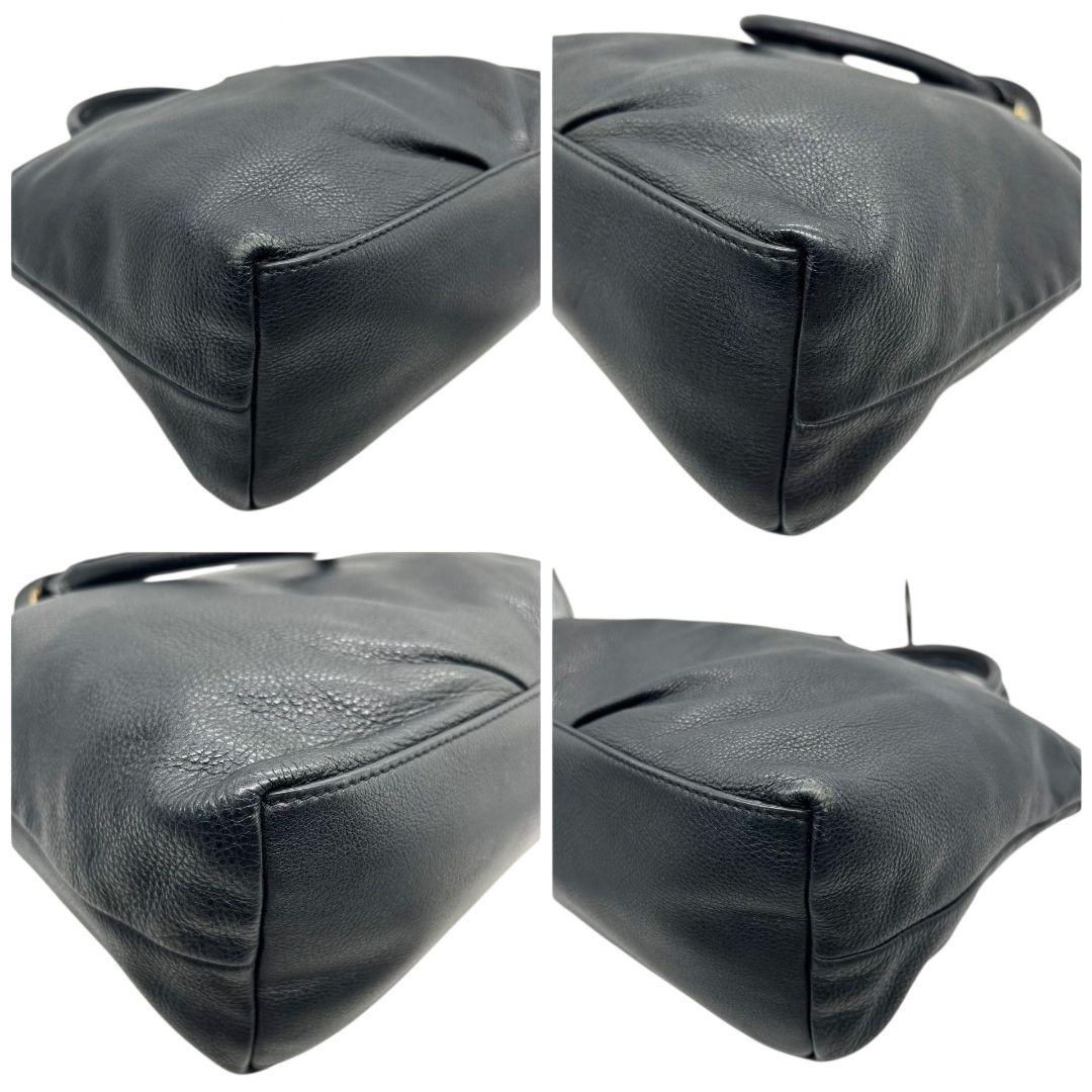 トリーバーチ ハンドバッグ 黒 2way A4収納 レザー 本革 斜め掛け可 ショルダーバッグ トートバッグ ブラック ゴールド金具 ロゴプレート TORY BURCH N 上品 高級感