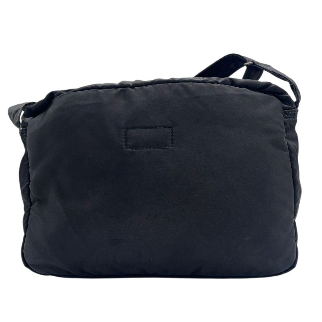 ポーター ショルダーバッグ 黒 タンカー 2way 吉田カバン ナイロン T2 ハンドバッグ トートバッグ ブラック 斜め掛け可 シルバー金具 ロゴタグ PORTER