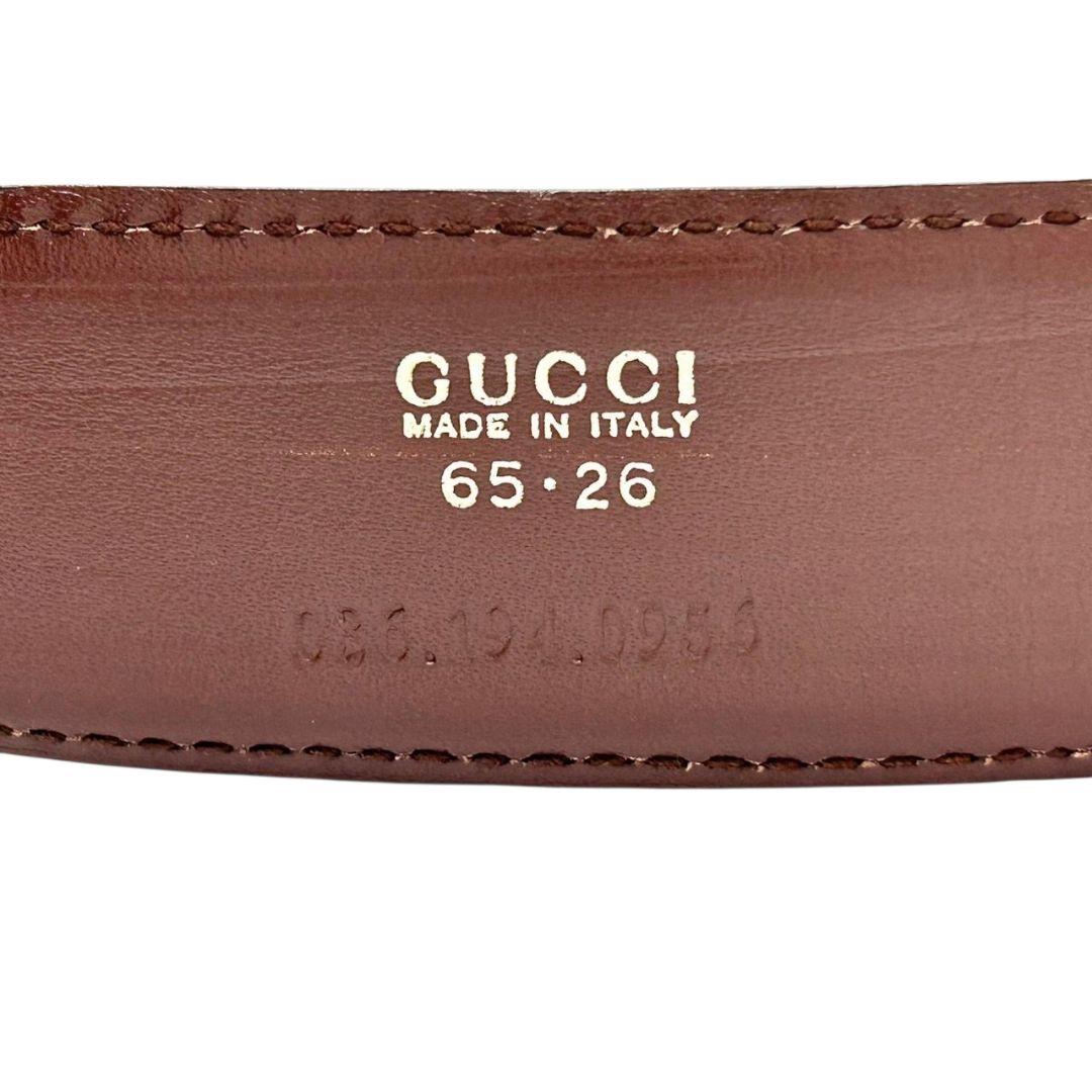 グッチ ベルト 茶 ブラウン インターロッキングG Gロゴバックル PX-3 本革 レザー ゴールド金具 高級 ブランド メンズ 036.194.0956 GUCCI
