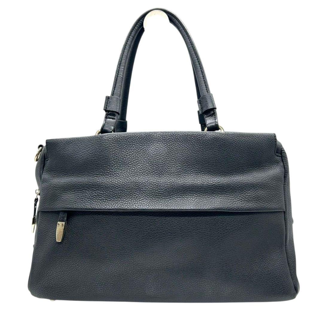 トプカピ ハンドバッグ 紺 ネイビー A4収納可 2way レザー 本革 トートバッグ ショルダーバッグ ワンショルダー 斜め掛け可 ゴールド金具 TOPKAPI s45