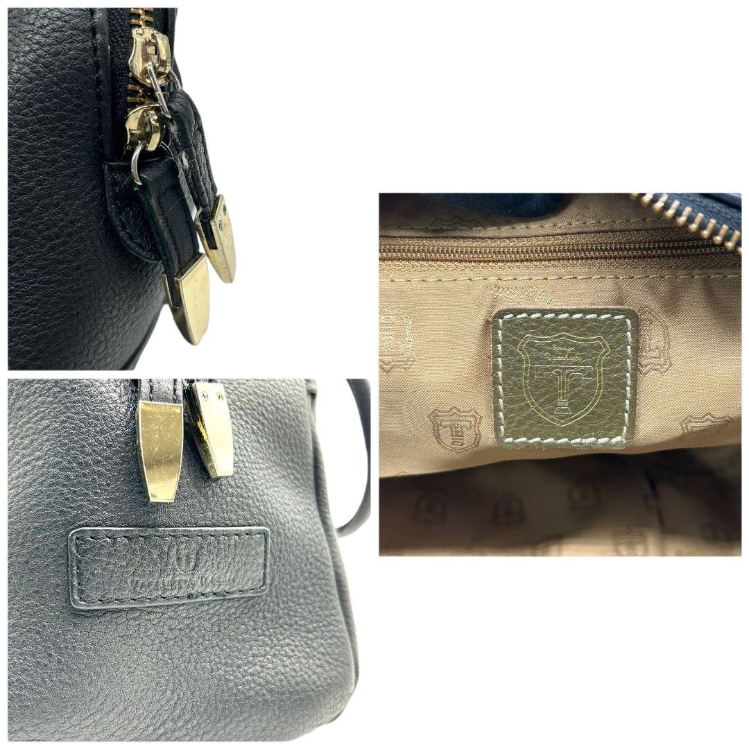 トプカピ ハンドバッグ 紺 ネイビー A4収納可 2way レザー 本革 トートバッグ ショルダーバッグ ワンショルダー 斜め掛け可 ゴールド金具 TOPKAPI s45