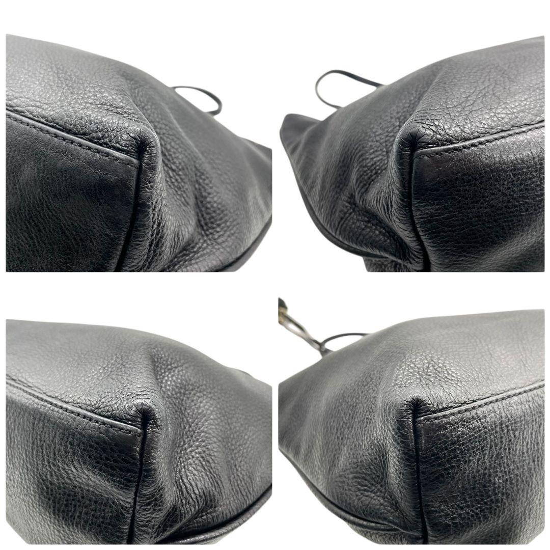 トリーバーチ トートバッグ 黒 マリオン レザー ロゴ タッセル ワンショルダー A4収納 自立可 肩掛け可 チェーン ハンドバッグ ブラック ゴールド金具 TORY BURCH